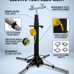 大型燈光升降架 Heavy-Duty Lifting Tower｜最高6米｜龍門架支柱
